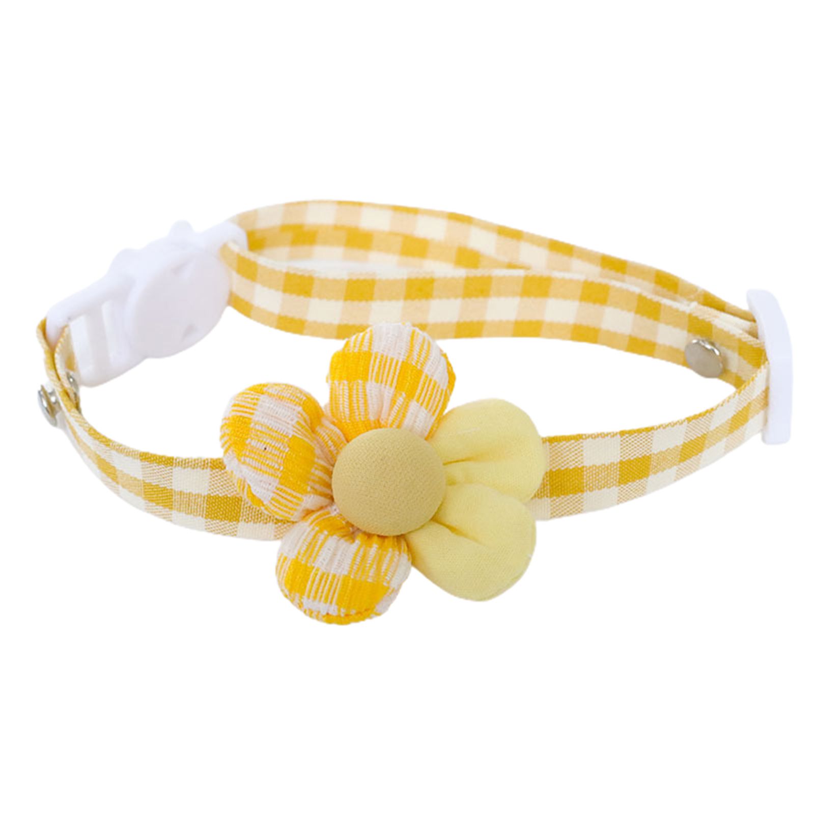 Kitten Collar Plaid Pattern Festival Decoration Pet Collar