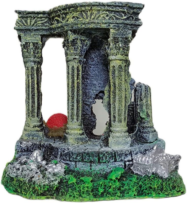 Mistletoe Antique Pillar Showpiece & Collectible Idol Toy for Home & Aquarium Decoration Laterite Unplanted Substrate  (Grey, 0.5 kg)