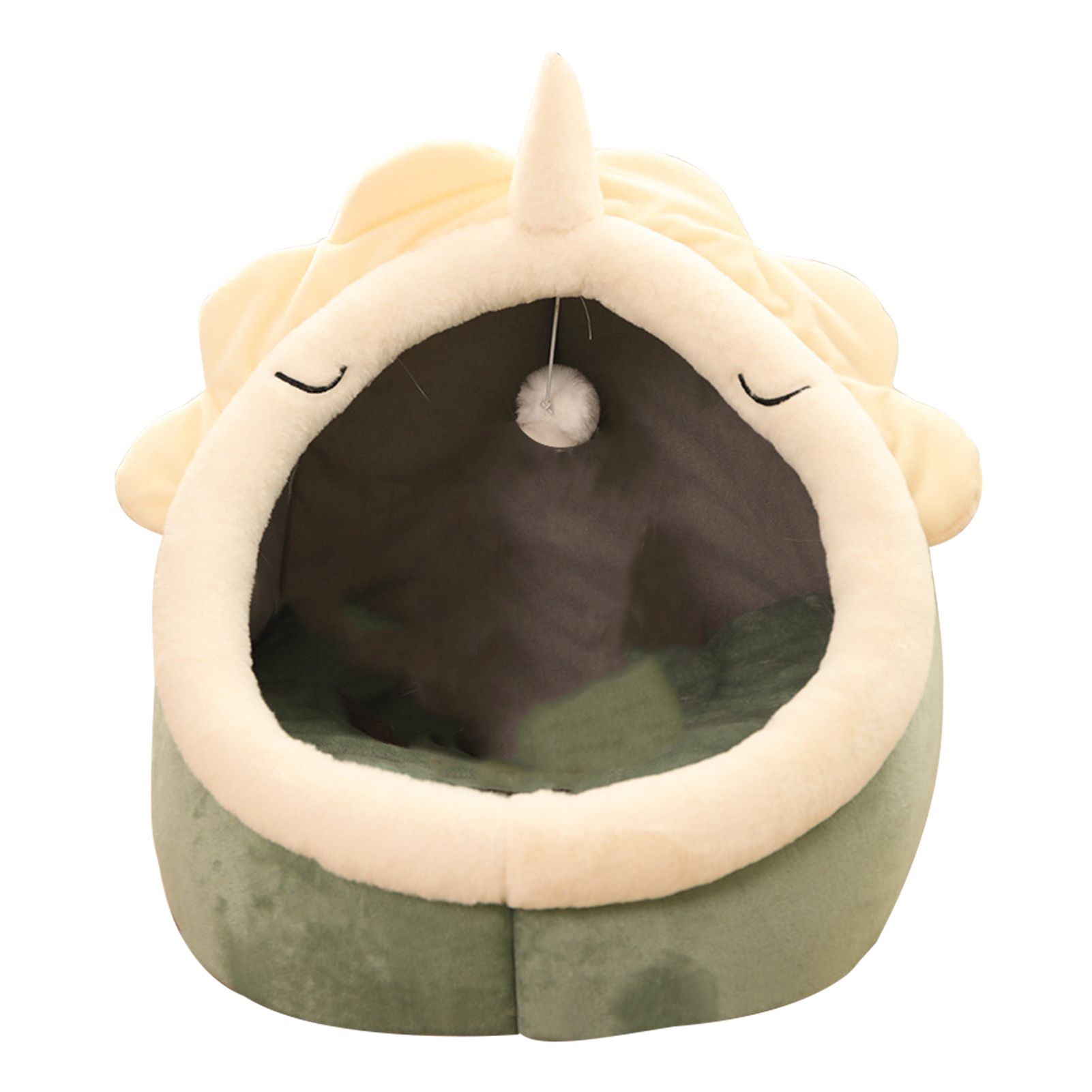 Cat Bed Soft Cute Small Cat Bed Warm Pet Basket Kitten Lounger Cushion for Home