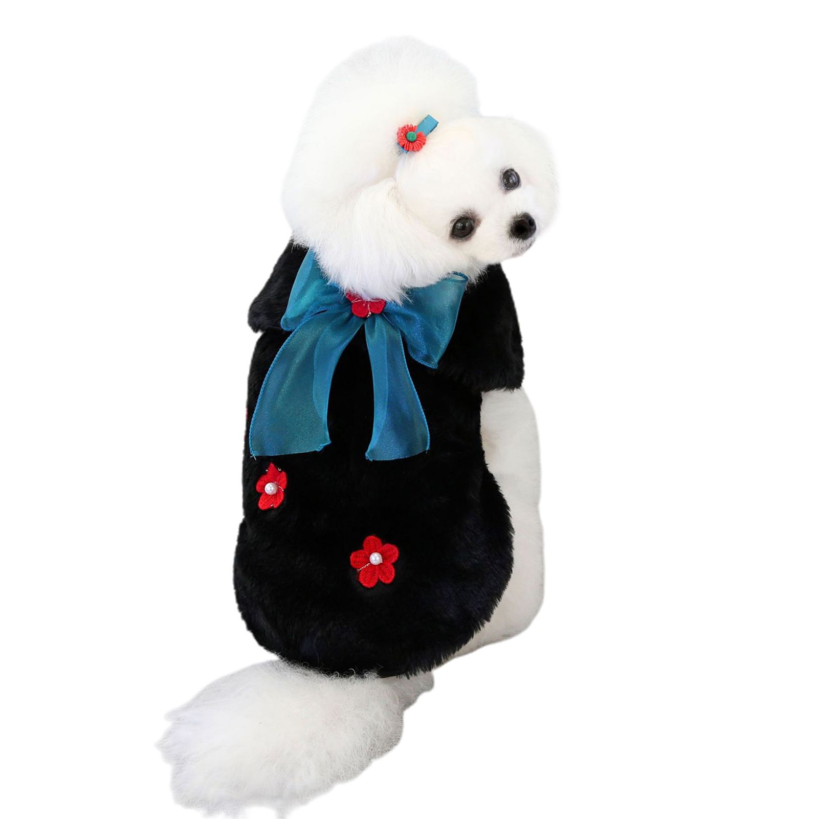 Pet Apparel Bowknot Fashion Pet Dogs Coat Outfits