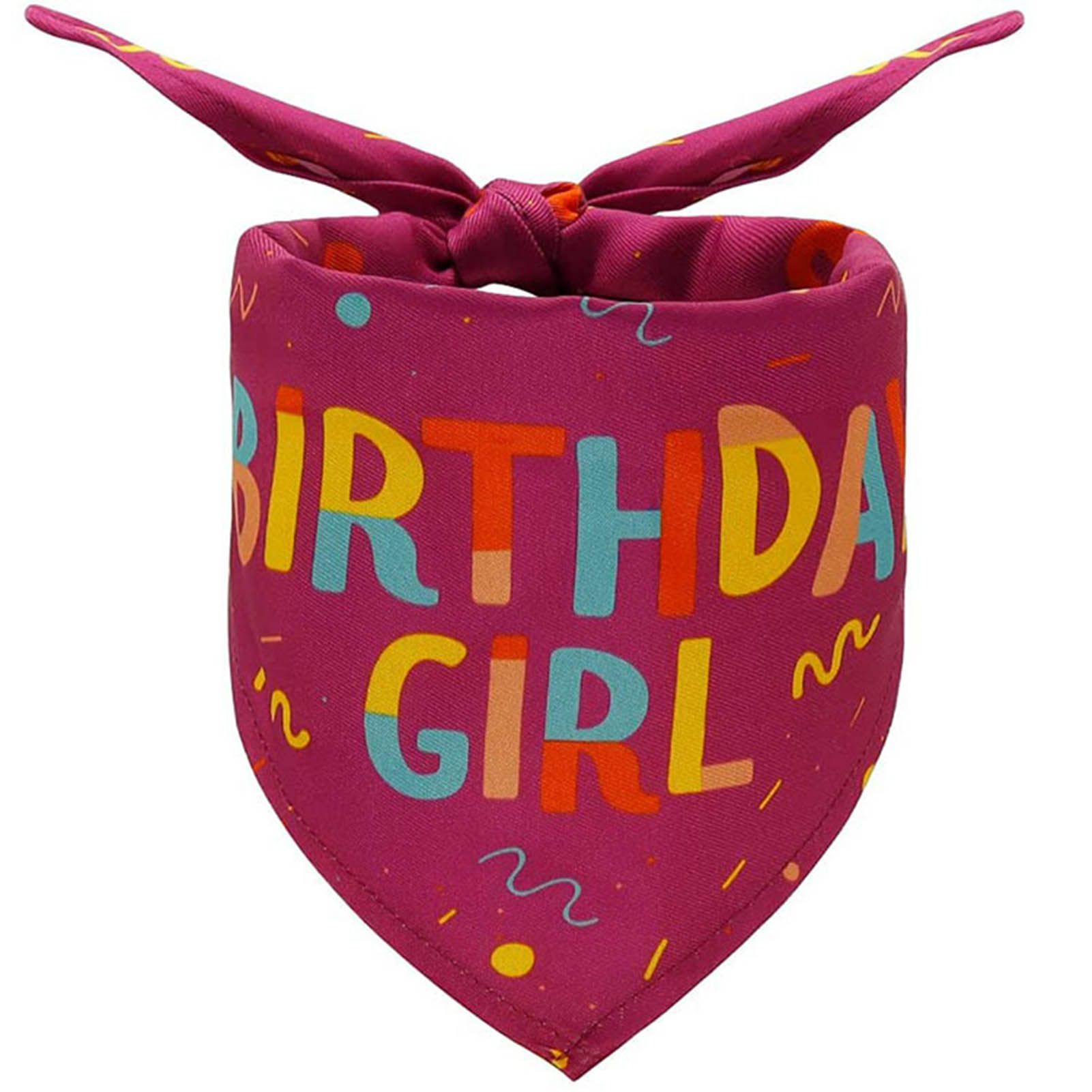Pet Neckerchief Eye-Catching Cute Dog Birthday Party Hat Bowtie Banner Supplies