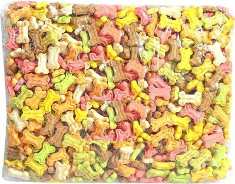 KOKIWOOWOO MILKY MULTICOLOR DOG BISCUIT Milk Dog Treat  (1 kg)