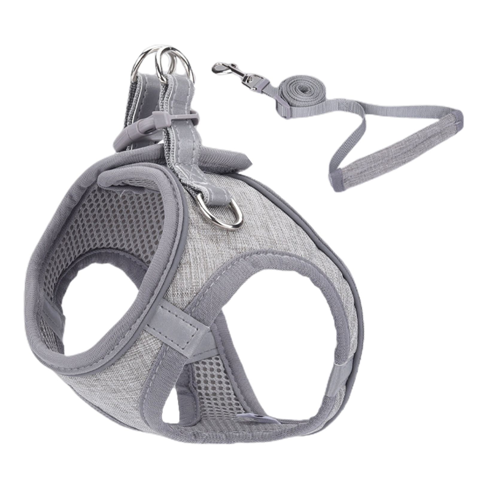 Pet Traction Rope Comfortable to Grip Puppy Chest Strap Leash Set