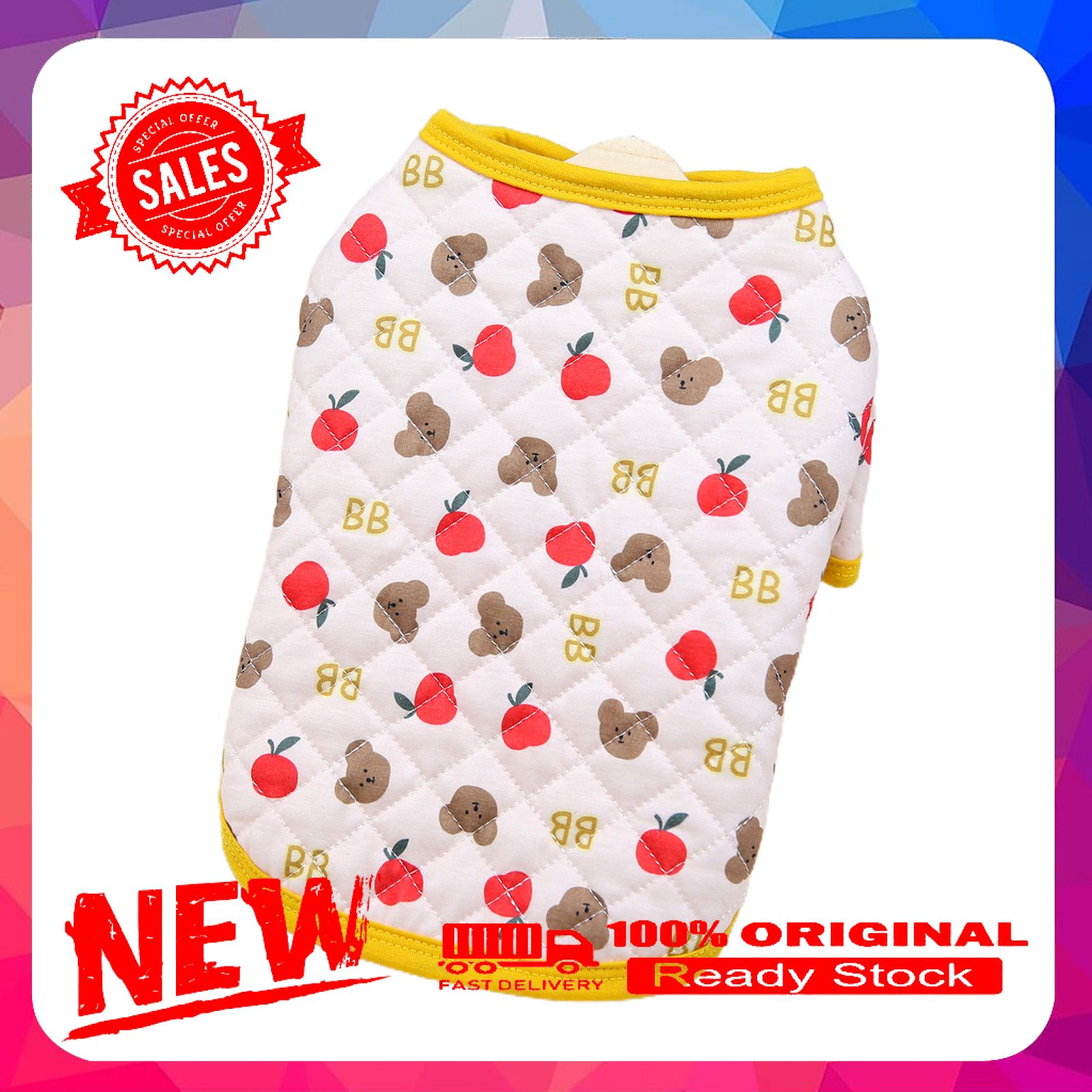 Pet Dog Coat Cartoon Pattern Keep Warmth Two-leg Cute Pet Dogs Sweatshirt Costume for Winter