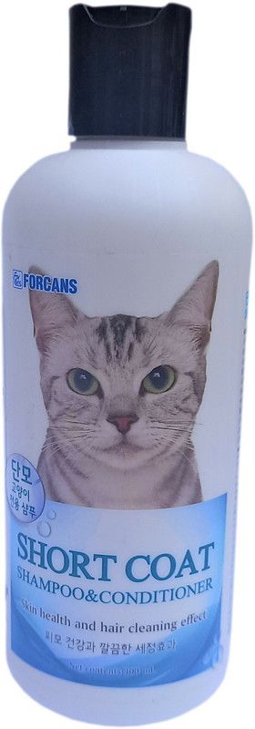 Pet Needs Forbis Forcans Short Coat Shampoo and Conditioner for Cat-300ml Conditioning Mild Cat Shampoo  (300 ml)
