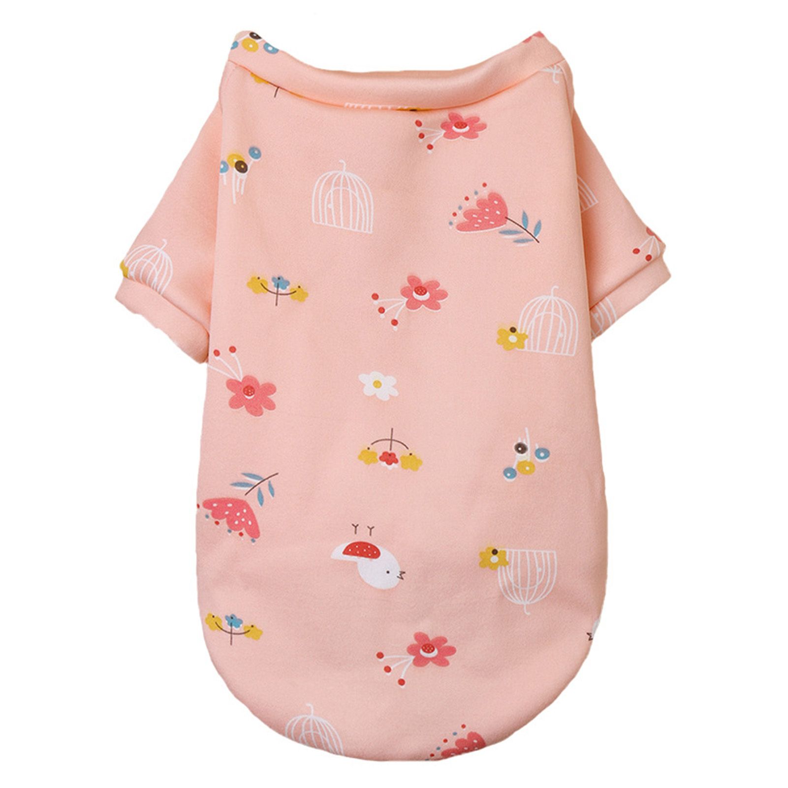 Pet Apparel Adorable Pet Puppy Warm Short Sleeve Shirt Outfit