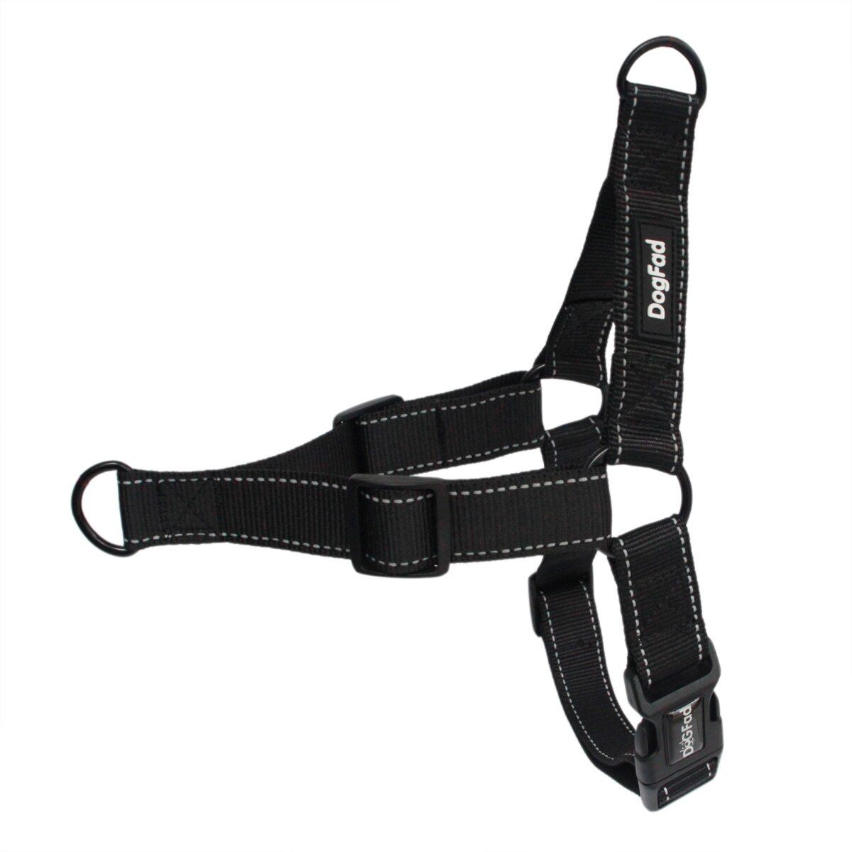 Easy ng  Harness Nylon Adjustable  Harness for Small Medium Large Two Leash Attachments Running Training harness