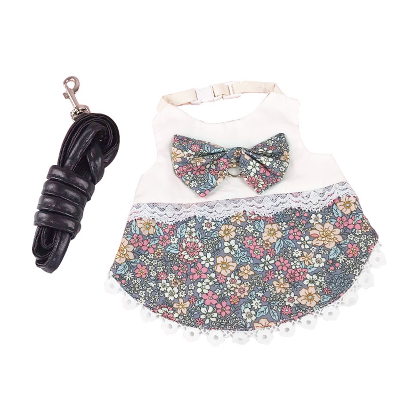 Rabbit Clothing Long-lasting Lightweight Printed Flower Bunny Clothing