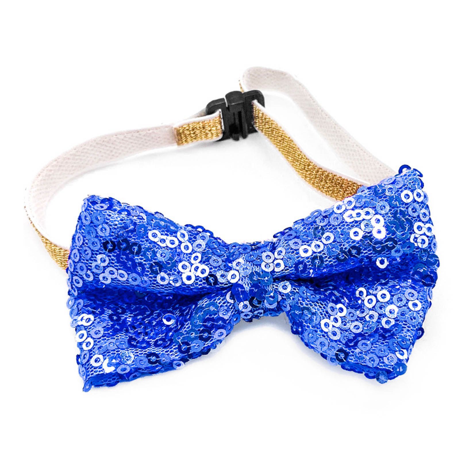 Pet Collar Sequins Dogs Cats Butterfly Bows Collar with Bell