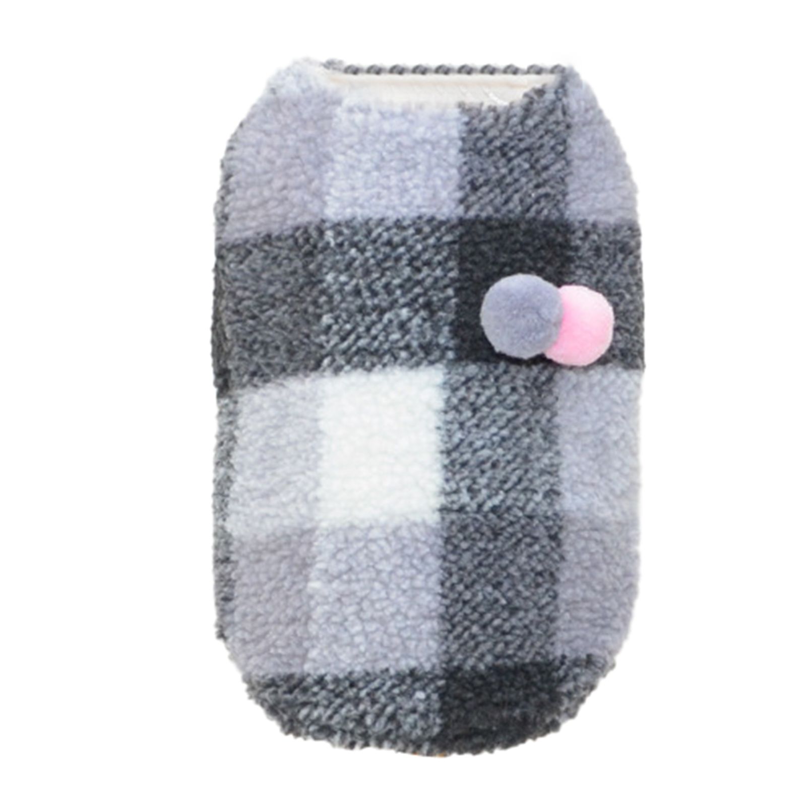 Pet Jacket Plaid Pattern Pet Dog Sleeveless Coat Clothes