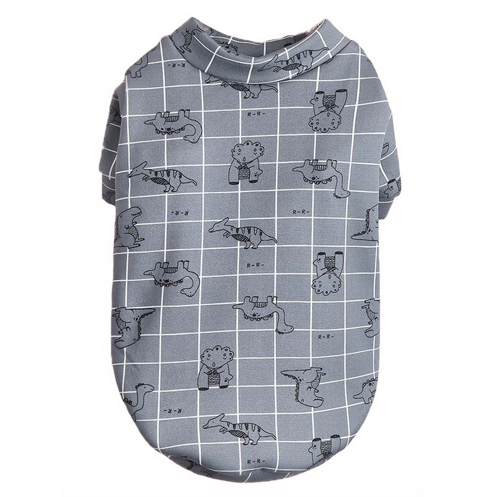 Pet Costume Delicate Texture Adorable Dinosaur Pt Sweatshirt Pet Winter Apparel