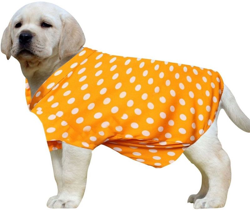 Western Era Shirt for Dog  (Polka Orange)