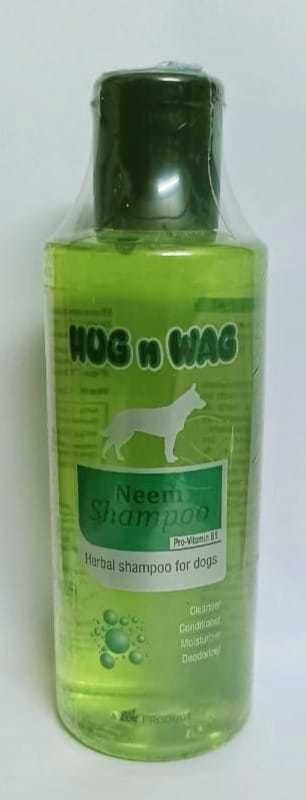 Hug n Wag Neem Herbal Shampoo for Dogs (200ml) Conditioning, Anti-itching, Anti-parasitic, Flea and Tick FRESH Dog Shampoo  (200 ml)