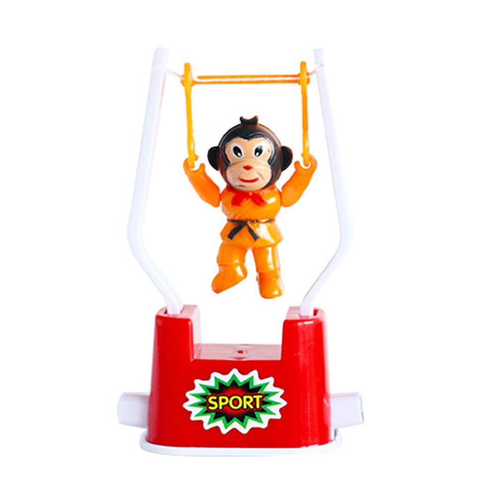 Creative Child Wind Up Clockwork Gymnastics Monkey Swing Flip Toy Birthday Gift