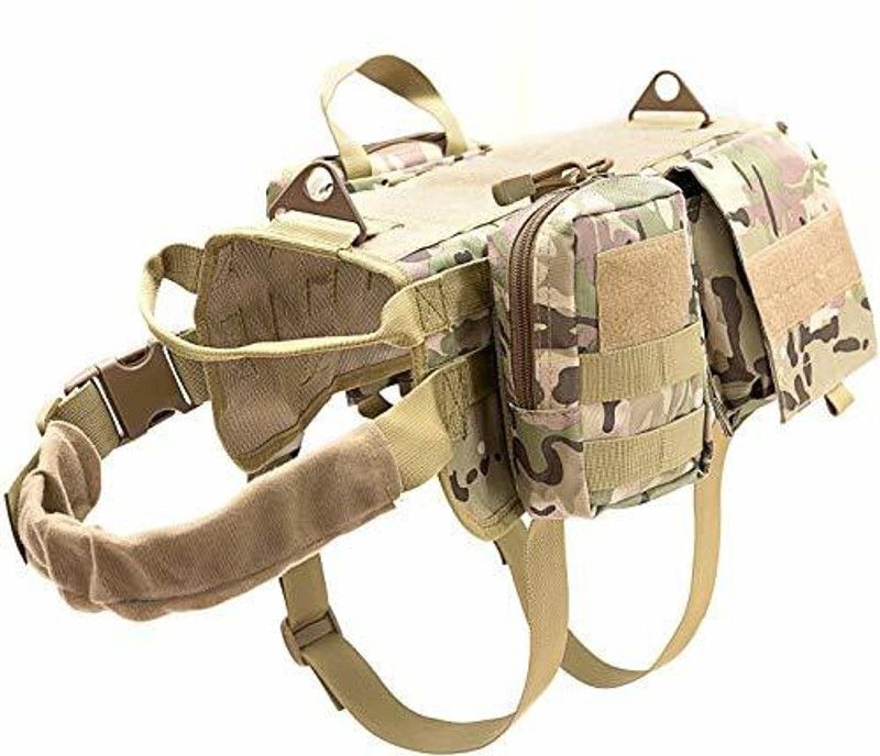Emily Pets Dog Training Harness  (Large, Camouflage)