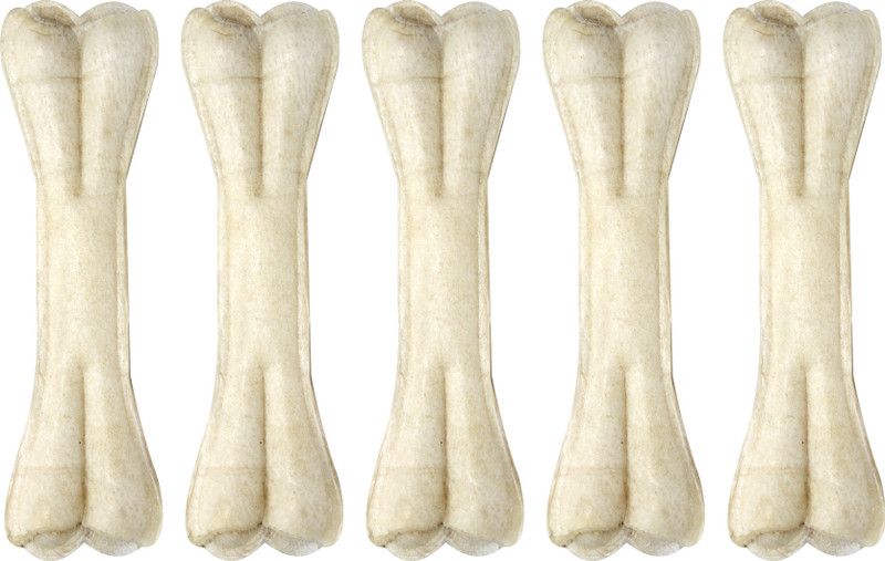 BODY BUILDING Combo of 5 Bones (250g) Calcium, Chicken & Mutton Flavor 4 inch Dog Bones for Strong Bones & Teeth Chicken, Mutton Dog Chew  (250 g, Pack of 5)