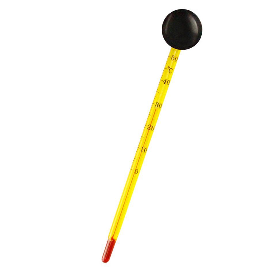 Aquarium Fish Tank Turtle Cylinder Thermometer Water Temperature Gauge Heating Rod Thermometer Glass Thermometer
