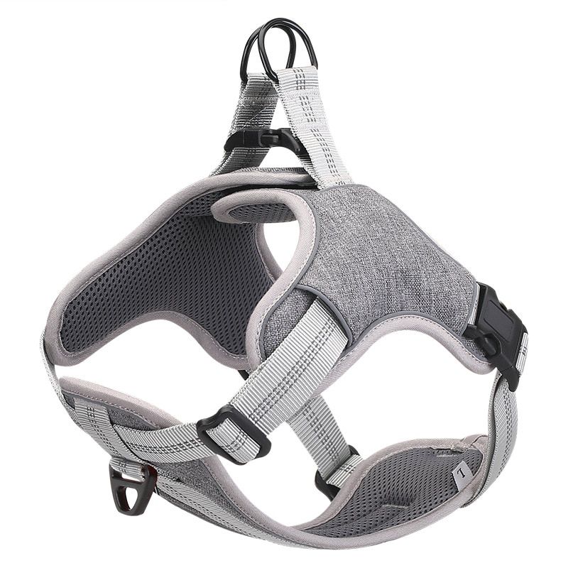 Nylon Reflective  Harness Vest Explosion-proof Breathable Harness For s Pet  Collars For Big Medium  Accessories