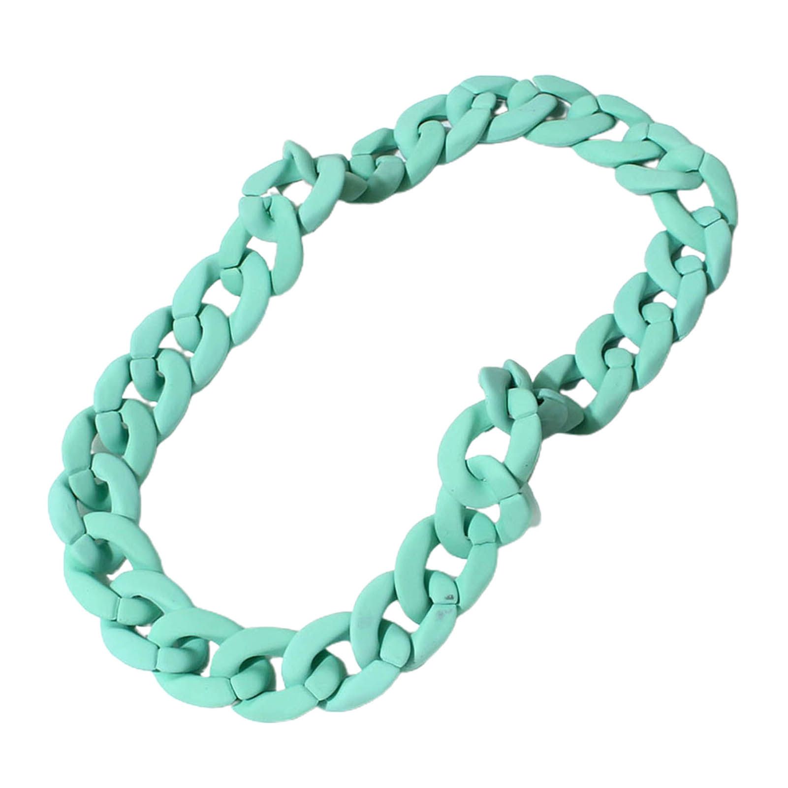 Pet Collar European and American Style Holiday Dress-up Solid Color Pet Geometric Chain Necklace Pet Accessory