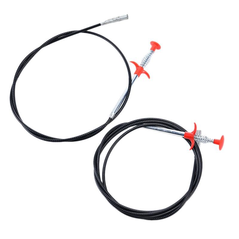 90Cm +160Cm Long Sewer Cleaning Wire Spring Household Bendable Sink Tub Toilet Dredge Pipe Bathroom Kitchen Sewer Cleaning Tools