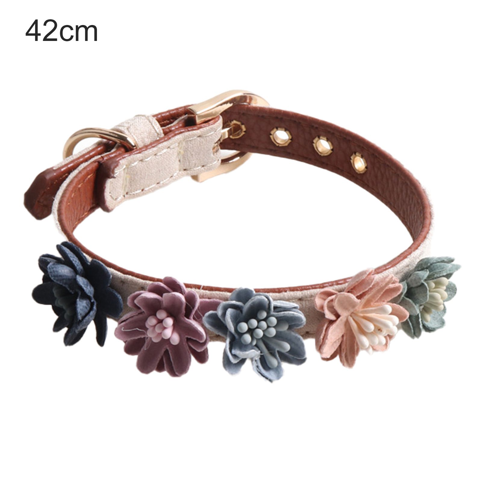 Kitten Collar Flower Shape Design Pet Collar Neck Accessories