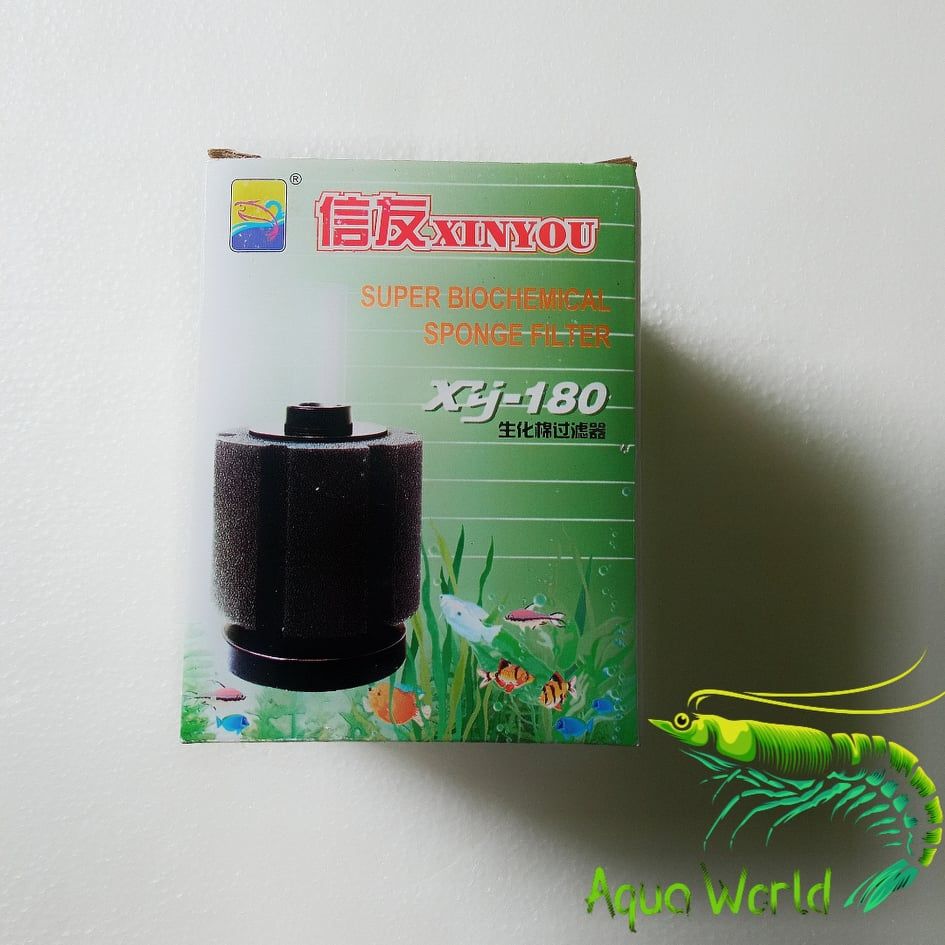 Sponge Filter XINYOU XY-180 Aquarium Fish Tank Sponge Filter Foam Filter AQUARIUM FILTER AQUARIUM ACCESSORIES HANG ON FILTER POWER FILTER POWER FILTER AIR PUMP FILTER