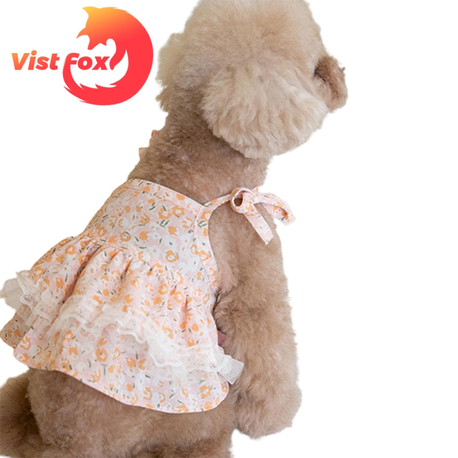 Vist Fox Pet Dress High Elasticity Pet Vest Puppy Sleeveless Clothes