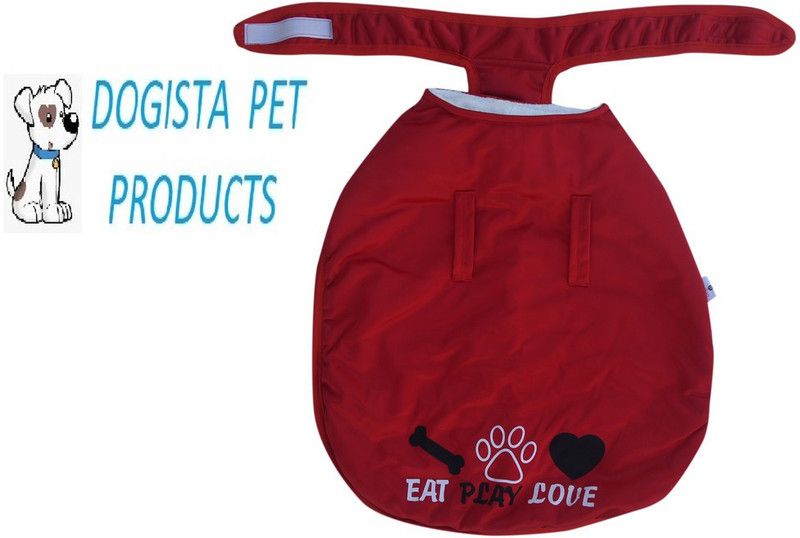 DOGISTA Winter Jacket for Dog  (SUPER POLY MAROON COLOR DOG COAT 24 INCH, WITH HEAVY FUR, ULTRAWARM)