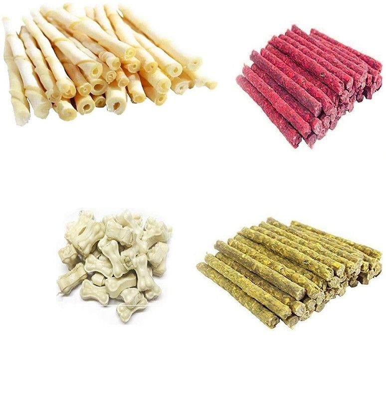Pooch Box Pet Food/ Treat Chicken, Mutton Dog Chew  (1.9 kg, Pack of 4)