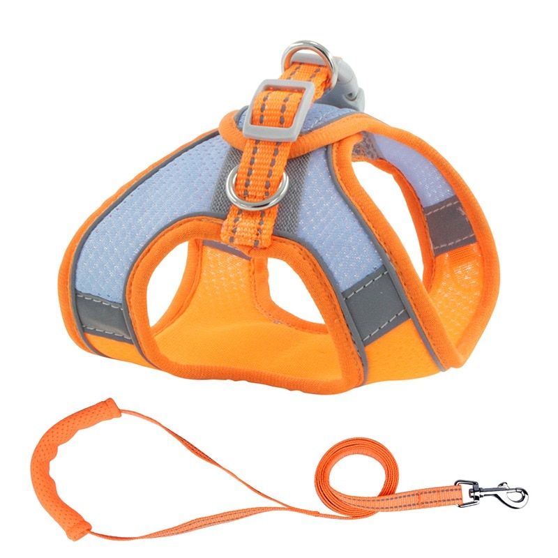 Harness Vest Reflective Pet Chest Harness for Small Medium s Soft Breathable Mesh Adjustable Pet Harness