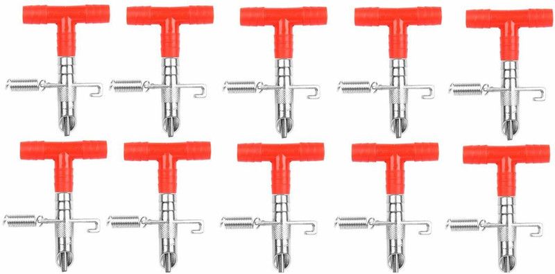 Futurekart T Cast Iron Pet Bottle  (20 ml Red, Silver)
