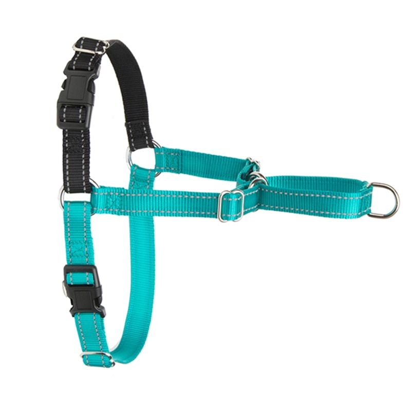 Adjustable Nylon  Harness with Reflective No-Pull Harness S-free Walks with Your Pets Suiteble for Labrador