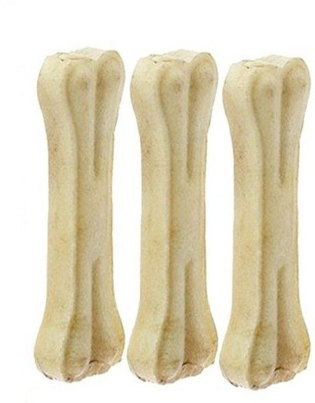 ALCAZAR Chew Pressed Bones for Dogs 4 Inch (Pack of 3) Dog Chew (100 g, Pack of 3) Dog Chew  (0.2 kg, Pack of 3)