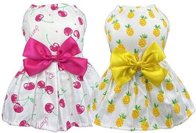 PETANGEL Frock for Dog  (Multicolor)