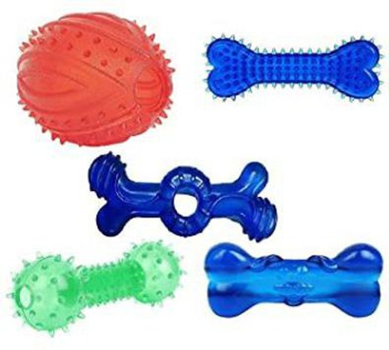 PupsPets Dog Toys for Aggressive Chewers | Indestructible Dog Toys | Bone Rubber Chew Toy For Dog & Cat