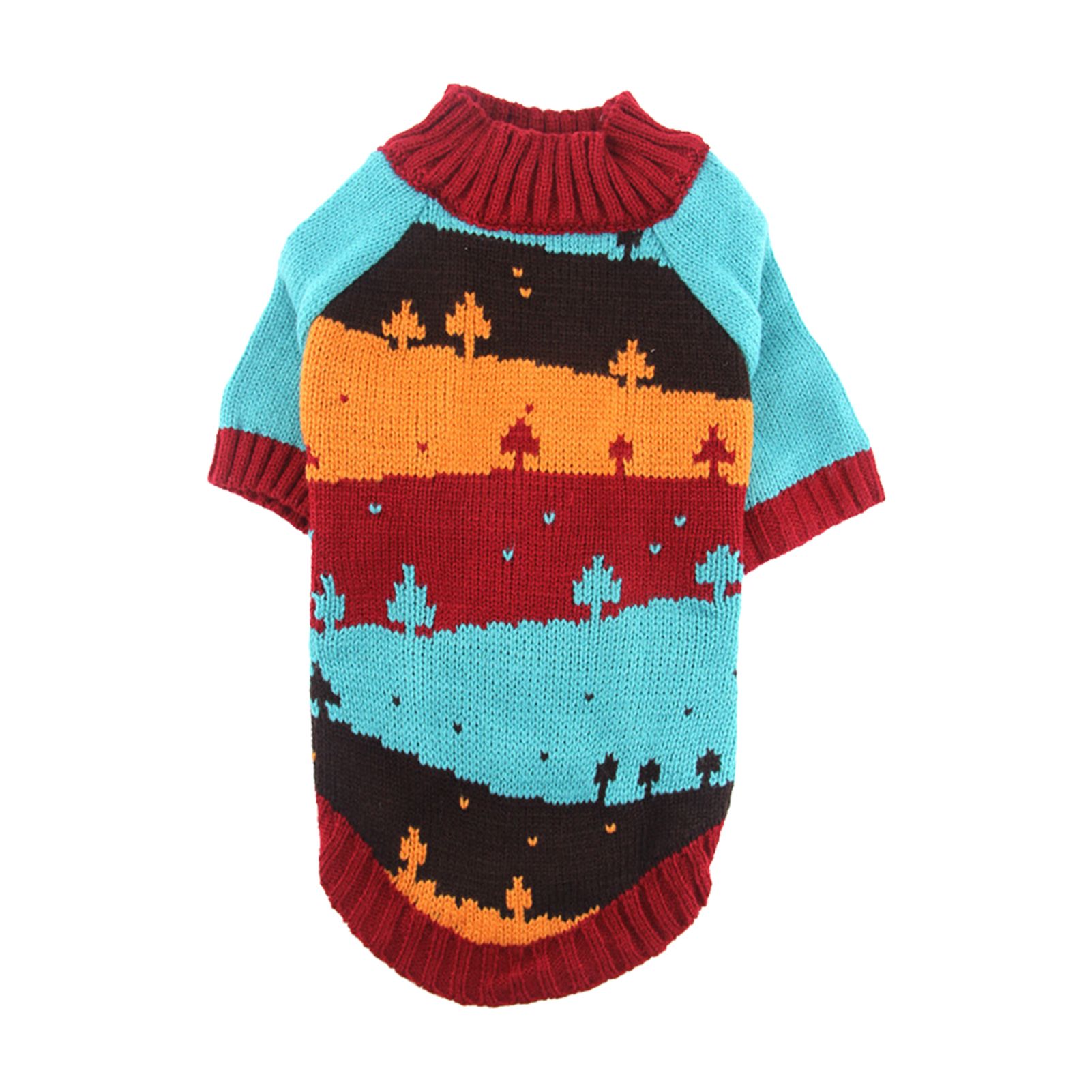 Dog Sweatshirt Elastic Thermal Dogs Knitting Clothing
