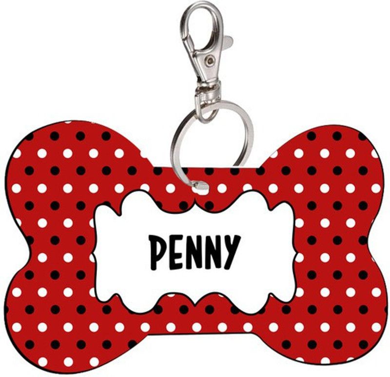 SKY TRENDS Bone Shape Collar Locket/Pendant for Dogs & Puppy -1374 Info Engraved Dog Collar Charm  (Multicolor, Bone)