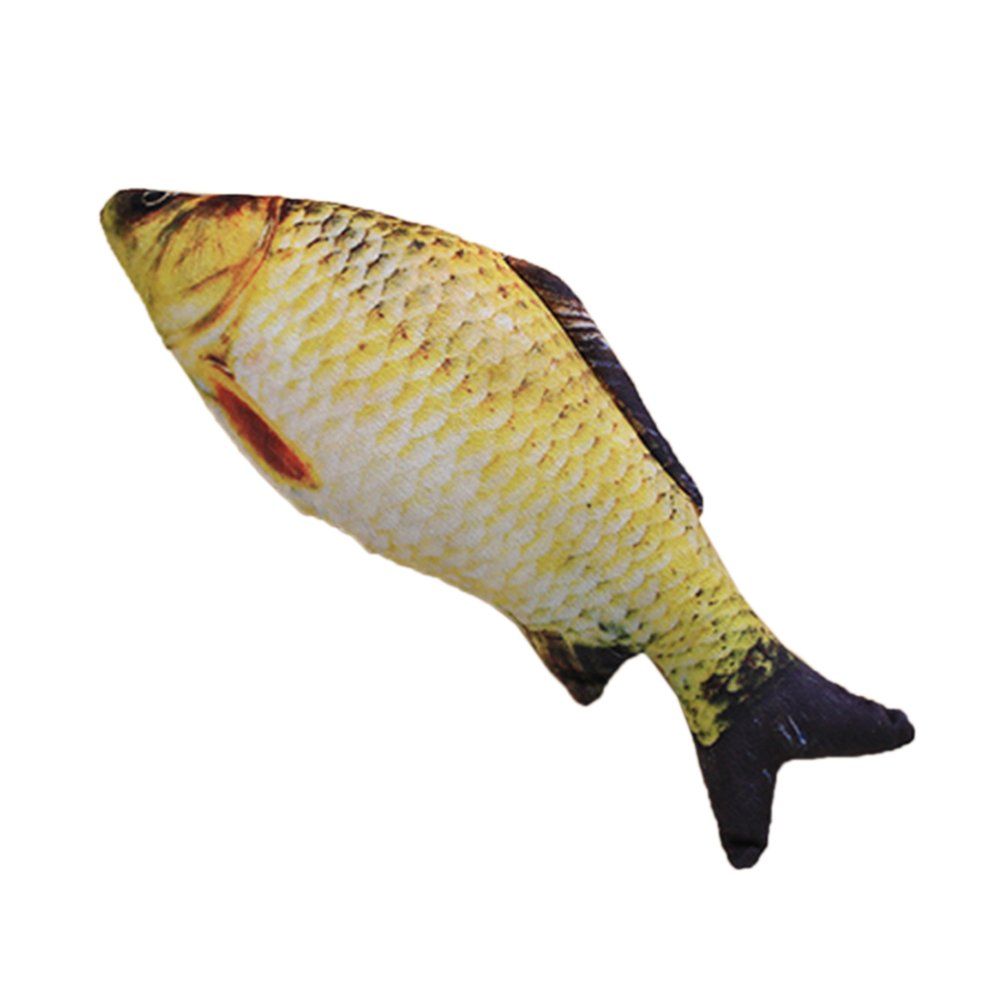 20cm Catnip Catmint Cat Favor Simulation Fish Cat Toys Fish Shape Short Plush