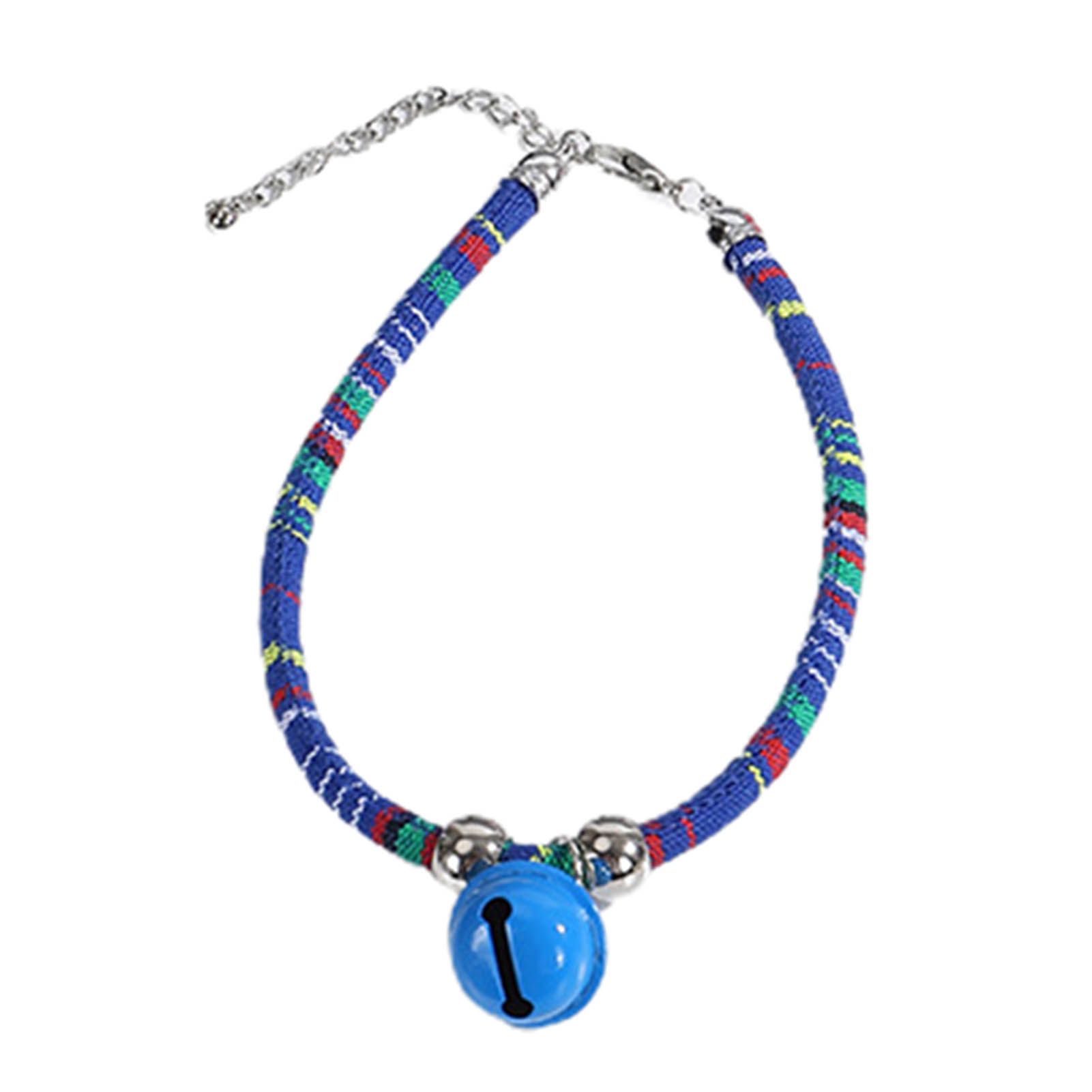Cat Collar Ethnic Style Pet Collar Neck cessory with Bell