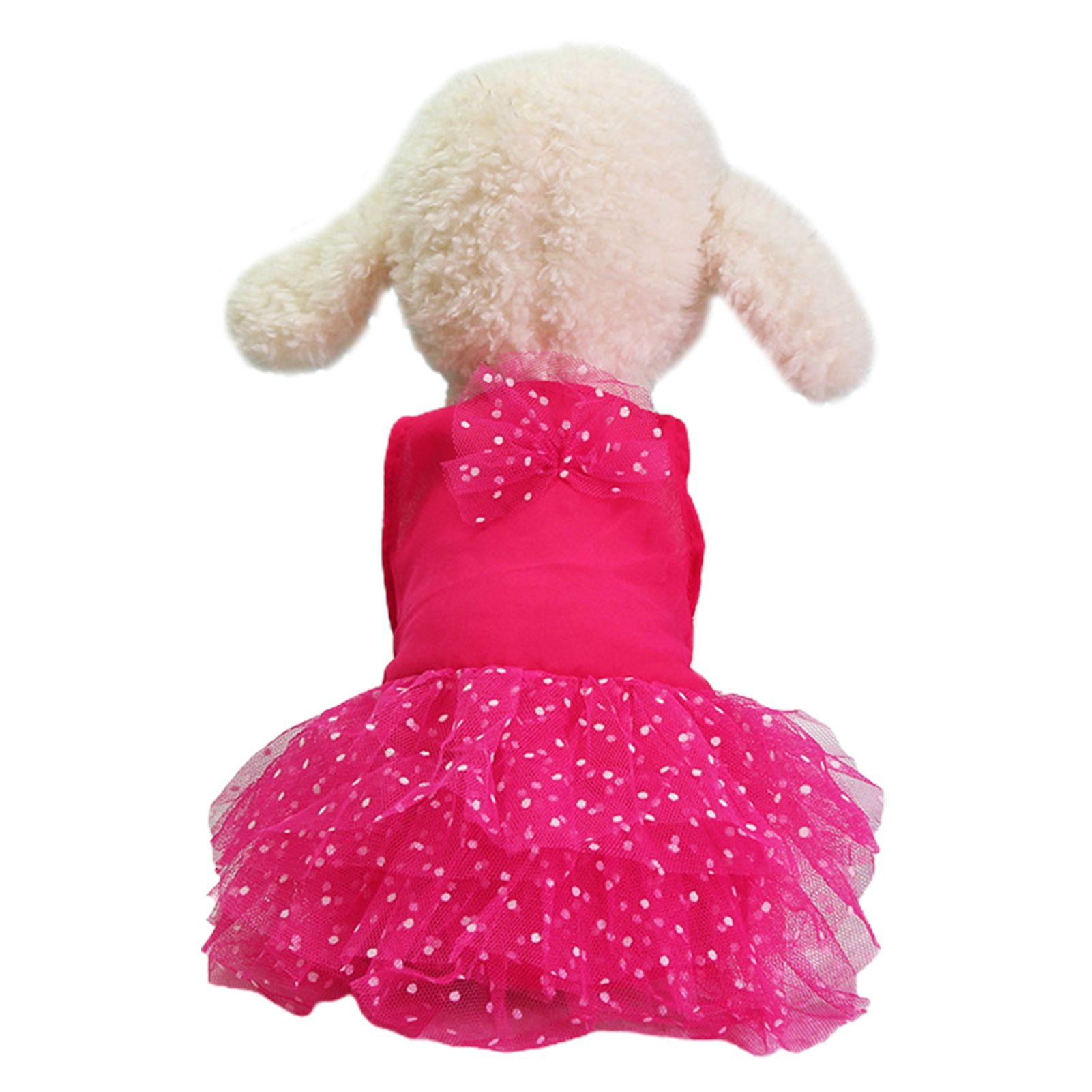 Pet Clothes Eye-catching Puppy Princess Wedding Dress Pet Garment