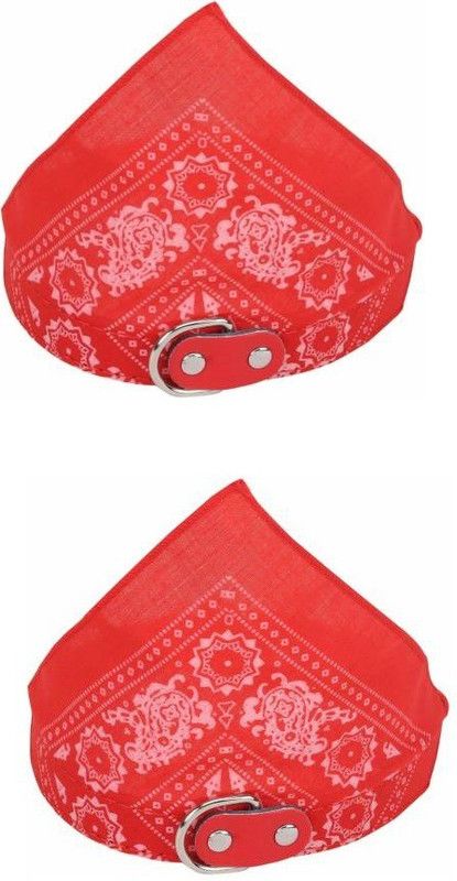 PSK PET MART Bandana for Dog  (Red)