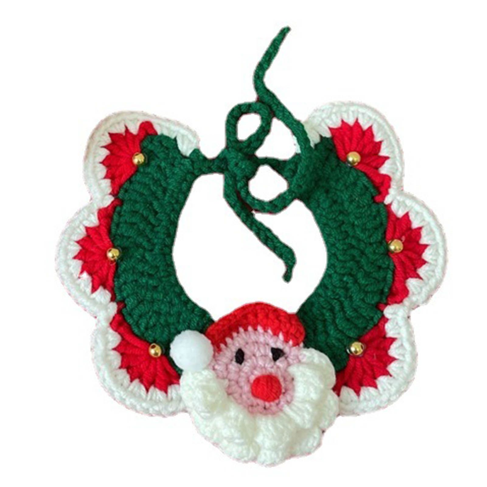 Puppy Collar Christmas Series Pattern Pet Collar Neck Accessories