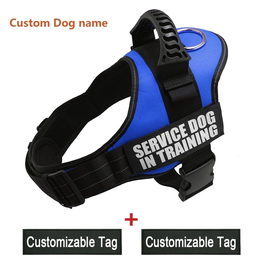 K9  harness Nylon Adjustable customize  name for s vest collar small large Chihuahua husky  accessories dropshipping