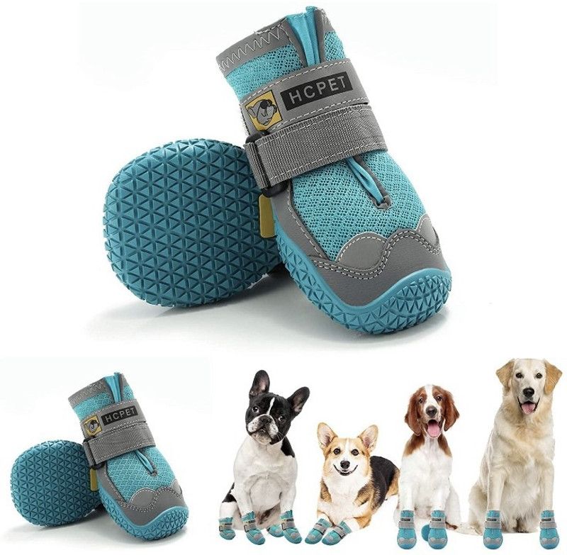 BUSHIKO Shoes for Dog  (Lake Blue)