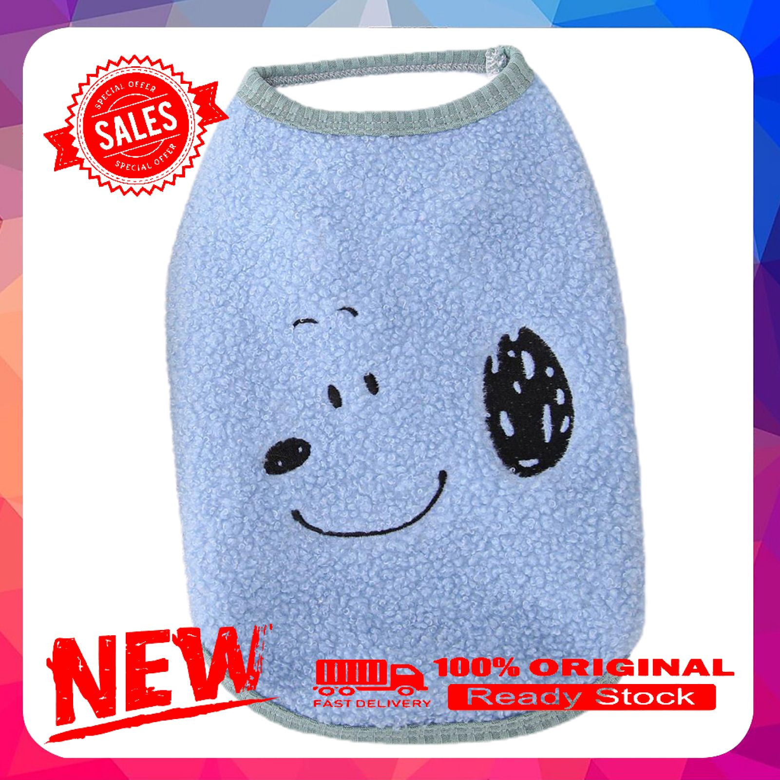 Vist Fox Pet Vest Soft Keep Warm Cotton Winter Autumn Cute Dog Vest Puppy Costume for Outdoor
