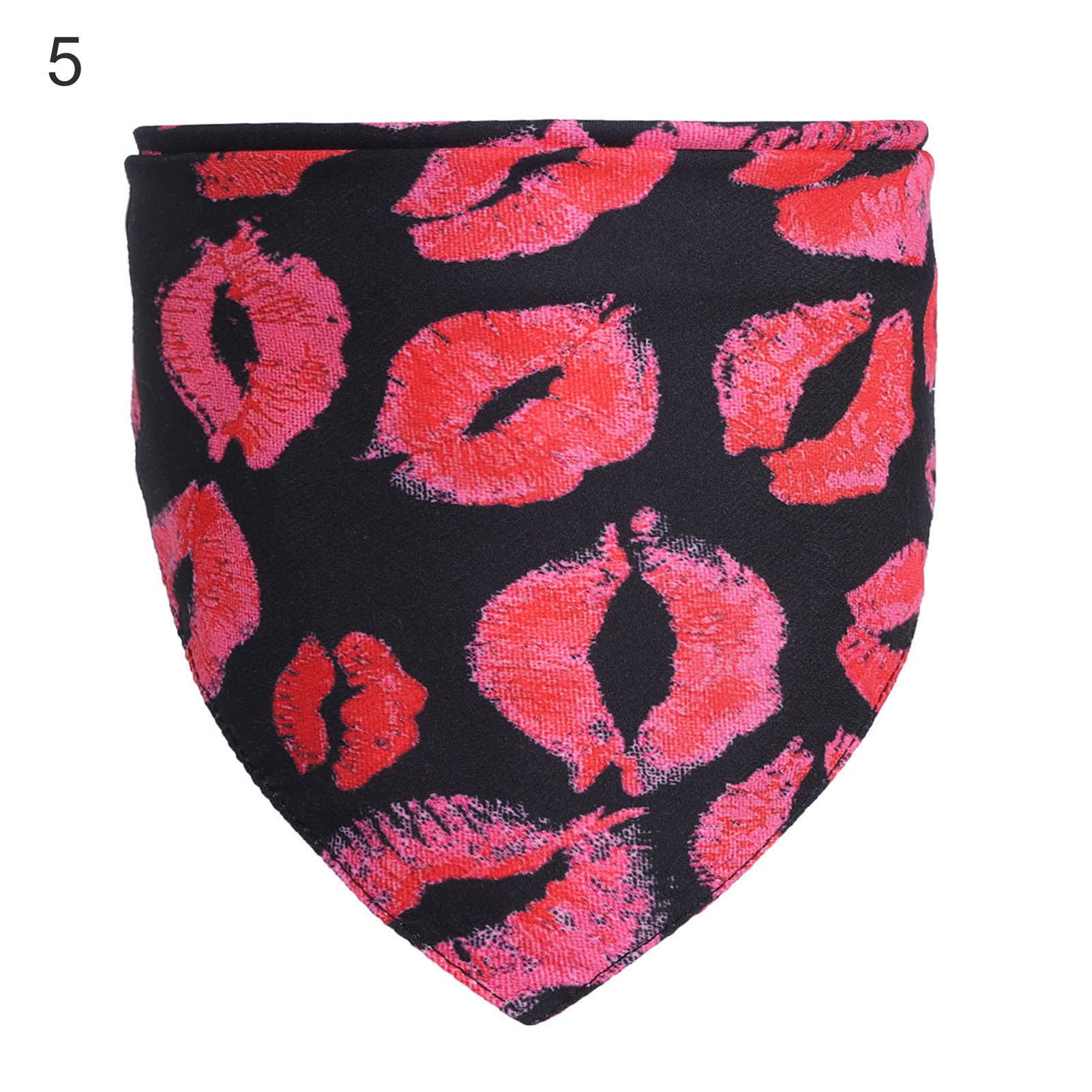 Pet Bandana Love-art Pattern Pet Dogs Kitten Triangle Bib Towel