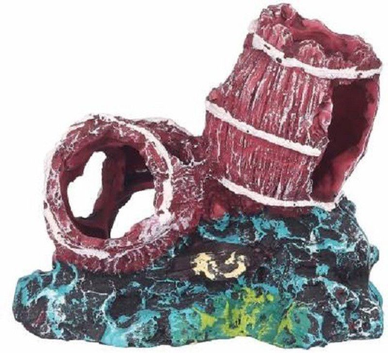 KAPOOR PETS Red Drum Mania Aquarium Decoration Ornaments Laterite Planted Substrate  (Multicolor, 0.2 kg)