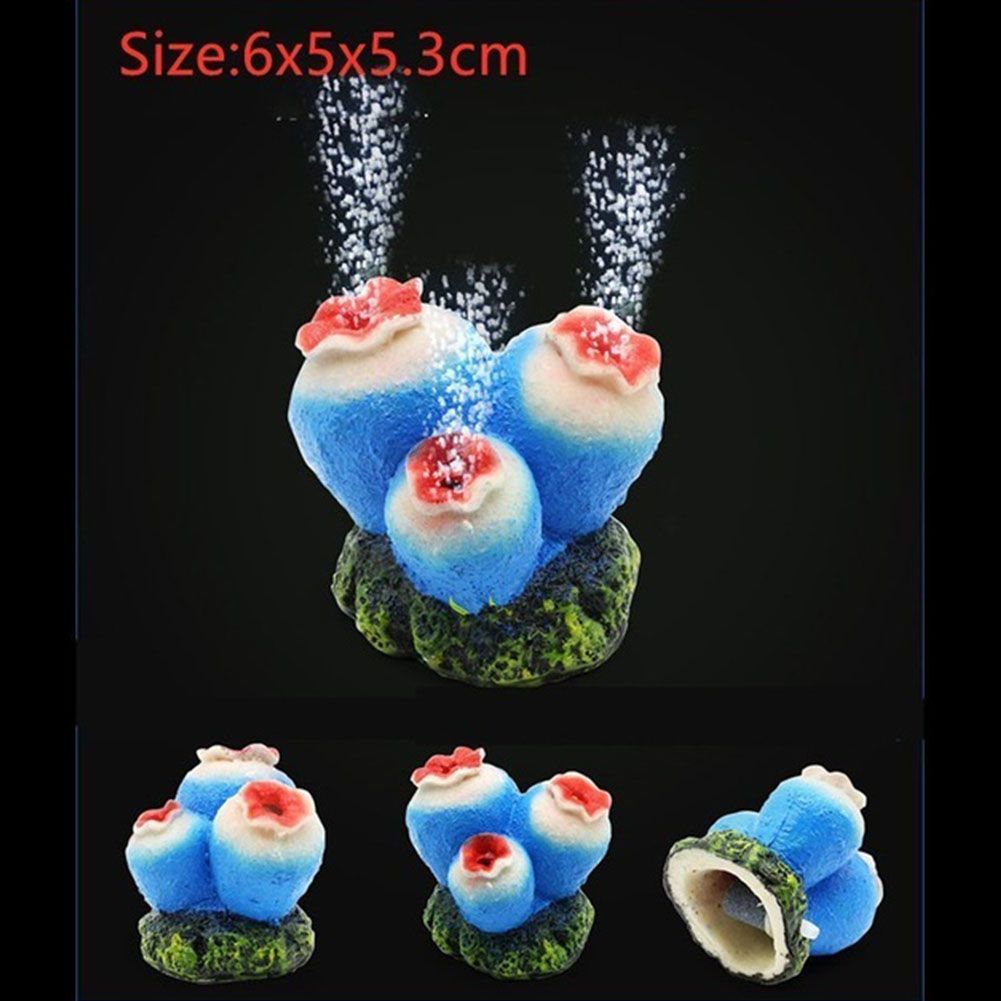 ulate Pearl Shell Aquarium Decoration oy Oxygen Pump Bubble Stone Air Pump Volcanic Coral