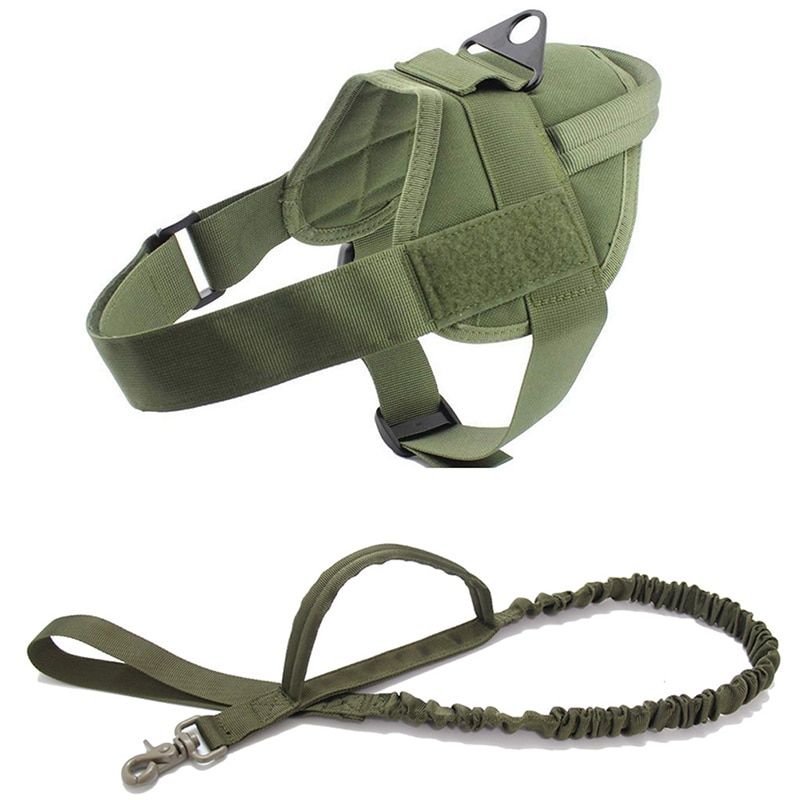 Military Tactical  Harness Patrol K9 Working Pet Collar Small Large  Harness   Vest With Handle Pet Products