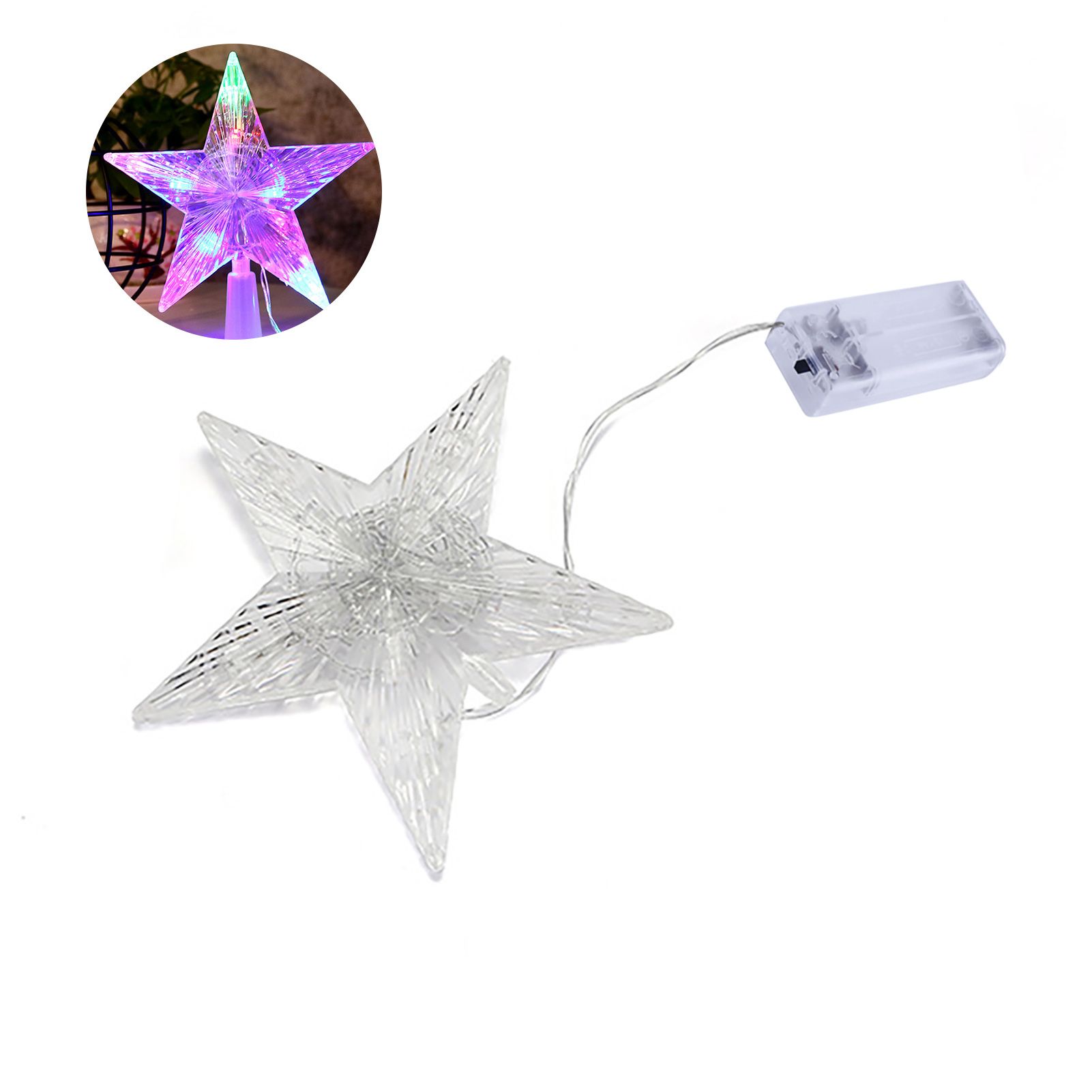 Christ Topper Light Attrtive 10/30 LED istic Details Top Star